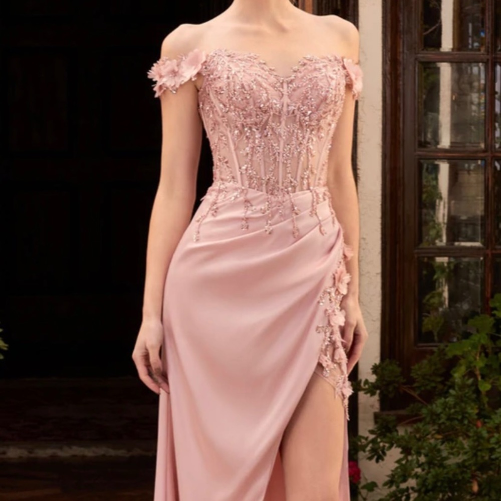Cinderella Gown with Leg Slit